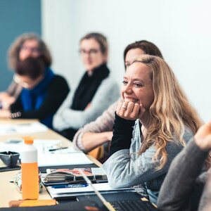 Studenten in de klas