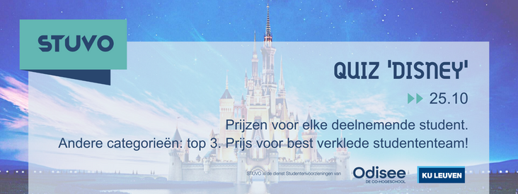 kalenderafbeelding met het disneykasteel op de achtergrond
