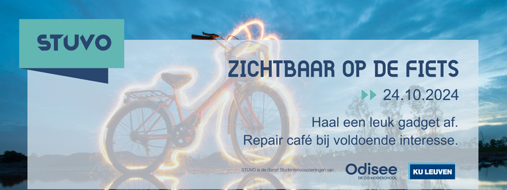 verlichte fiets
