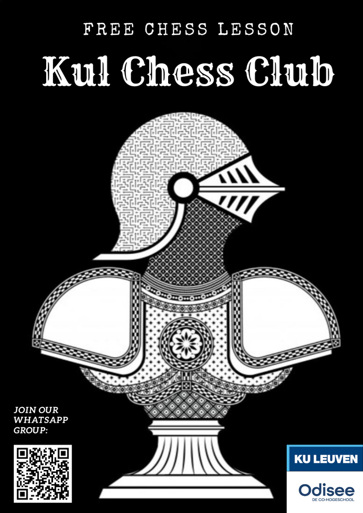 schaakclub poster
