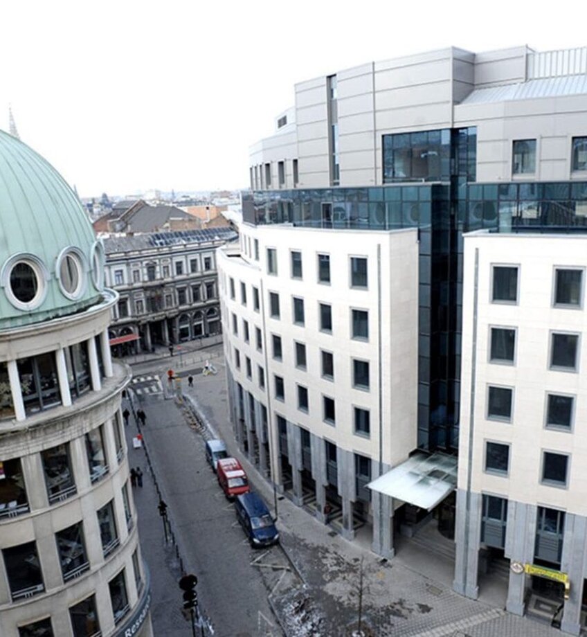 Campus Brussel Hermes vanuit de lucht