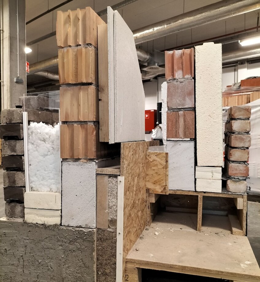 Circulaire fundamenten maquette funderingsaanzet