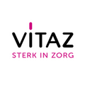 Logo Vitaz. Sterk in zorg.
