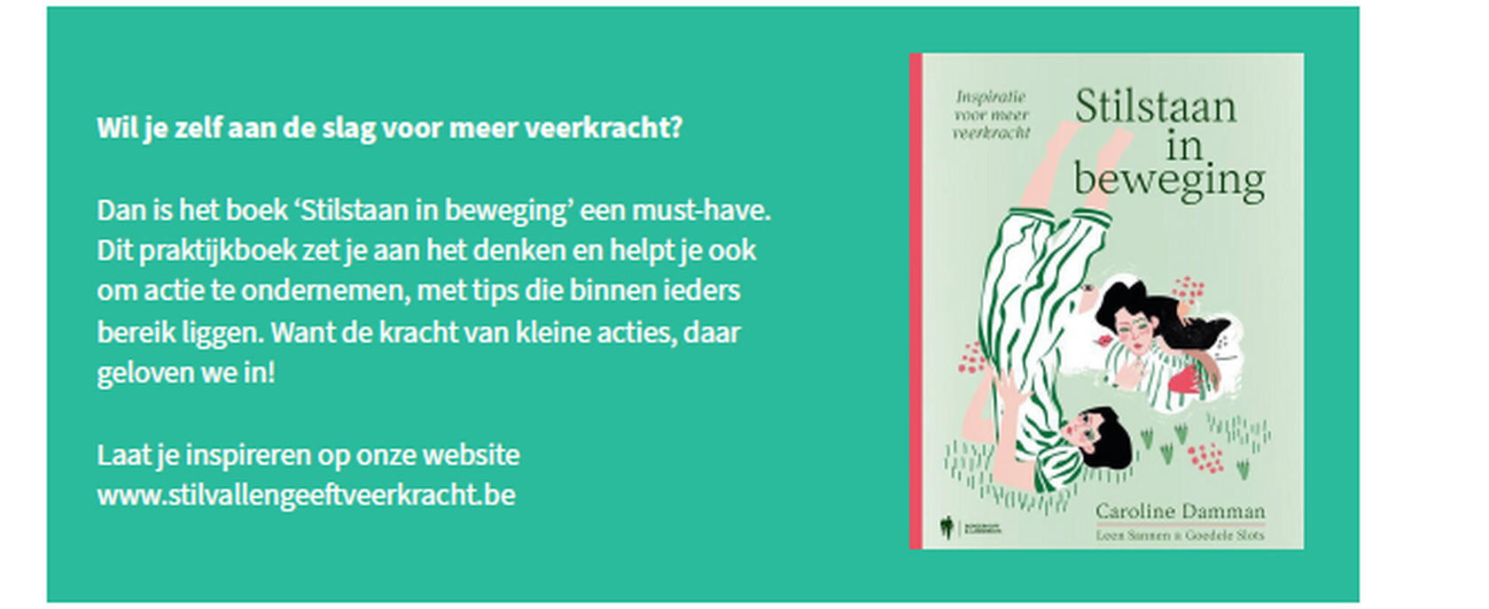 Boek Stilstaan in beweging - Zelf aan de slag