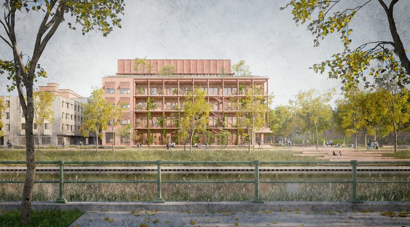Rechterzijde campus Gent