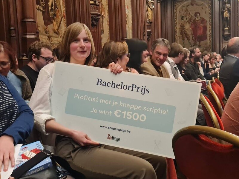 Manon De Meester wint de Vlaamse Bachelorprijs