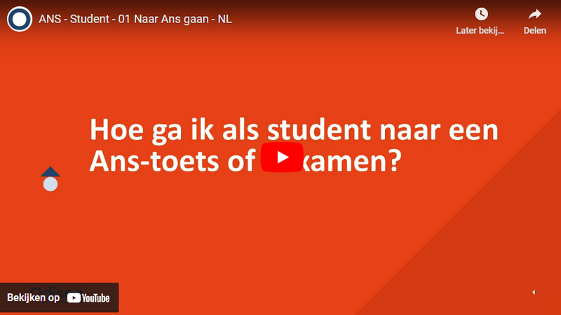 Online examen - Ans-toets