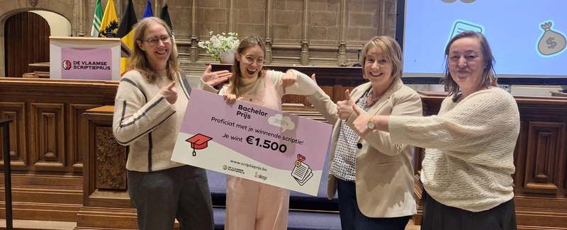 Bachelorprijs 2024 - Chiara en Odisee-collega's