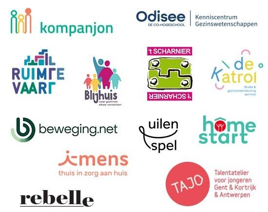 Studiedag Vl Parl logos organiaties 2