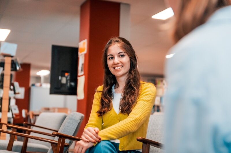 student in leercentrum Sint-Niklaas