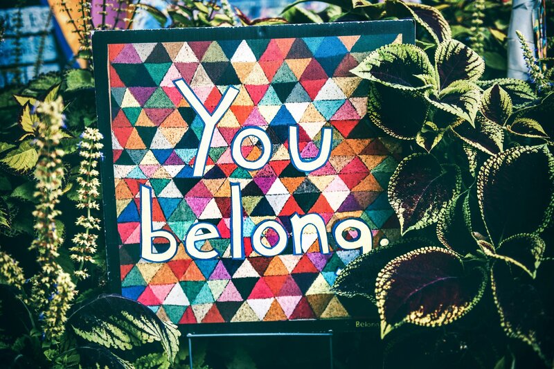 You belong