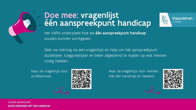 oproep survey handicap