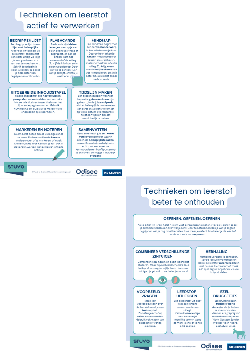 tips leerstof verwerken en onthouden
