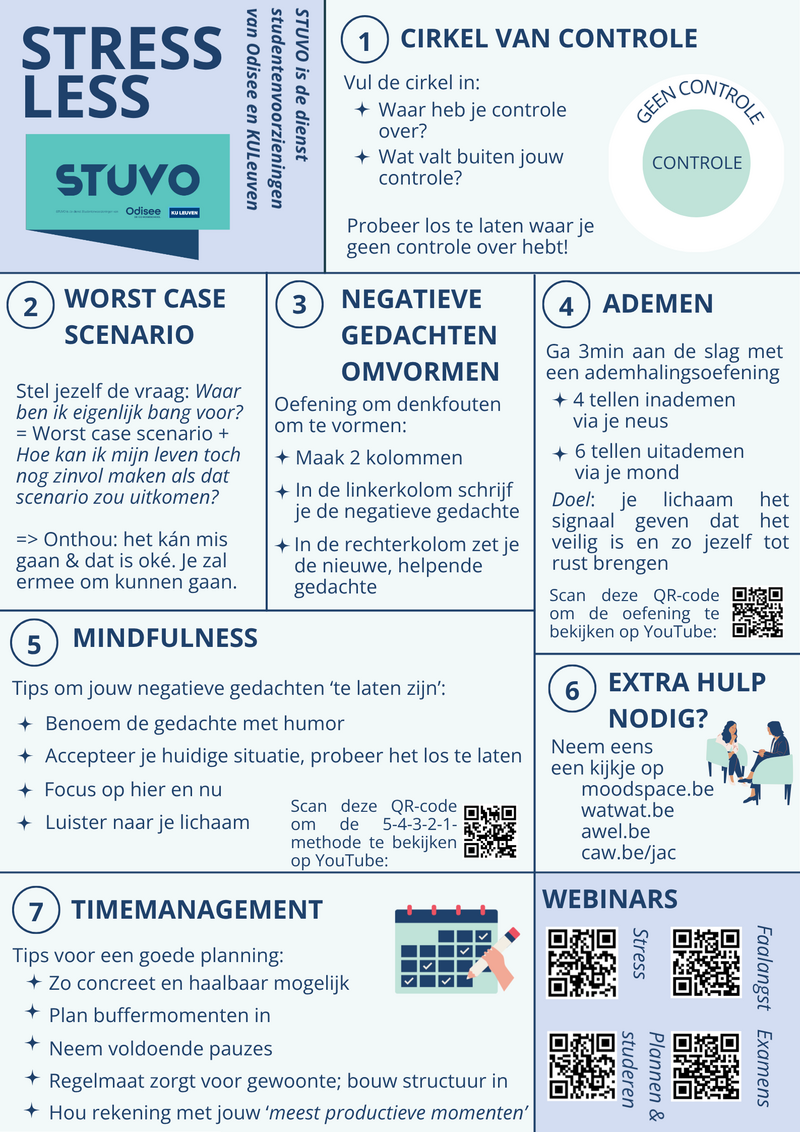 Poster stress less samenvatting