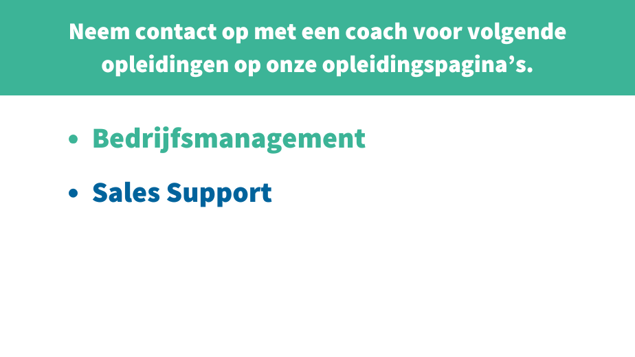 Neem contact op met een coach