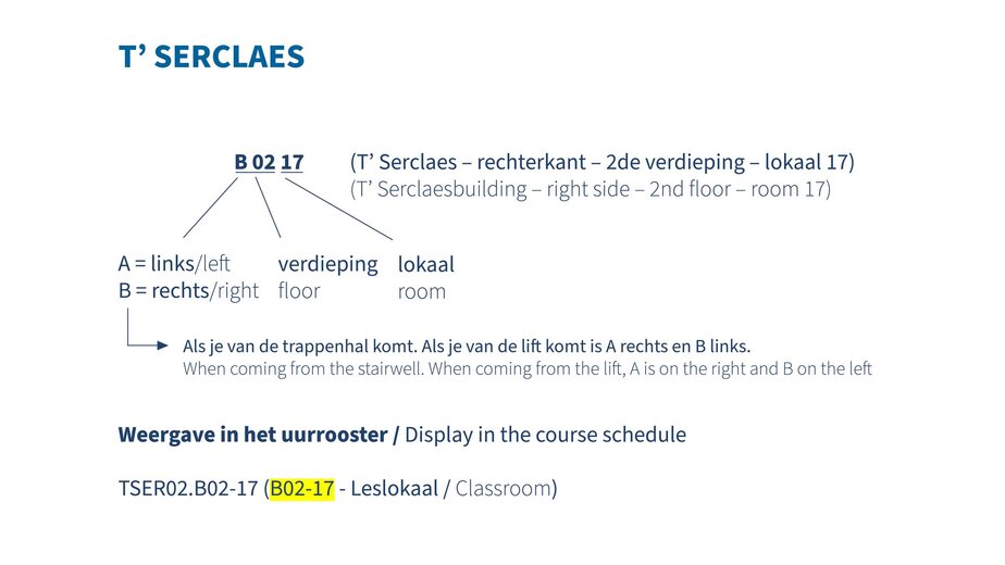 Gebouwen campus Brussel T' Serclaes toelichting