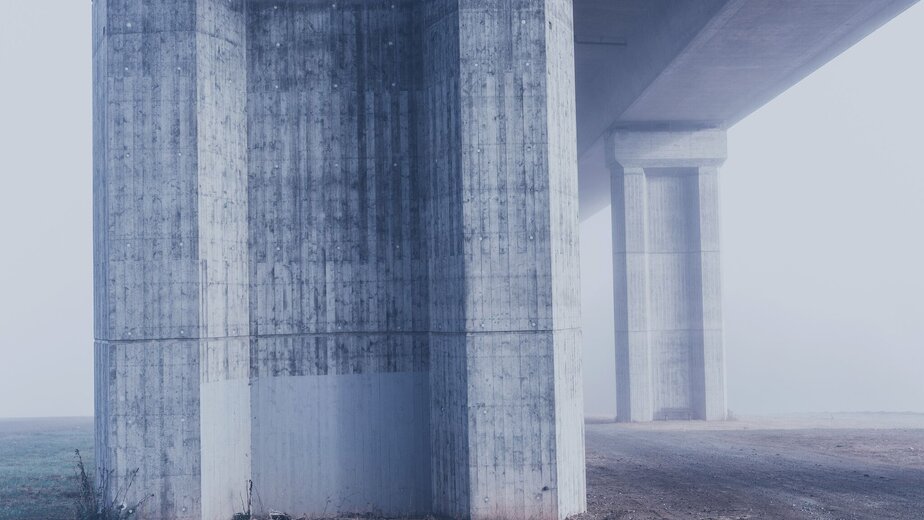 Betonnen brug