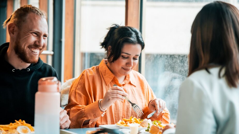 Volwassenen studentenrestaurant