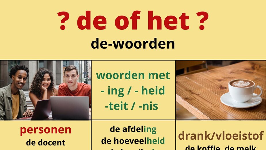 de of het?