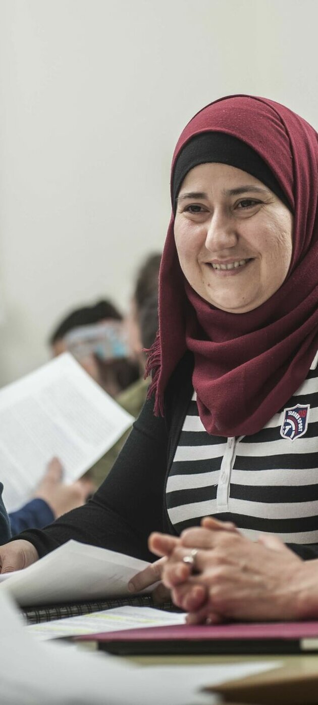 Volwassen studenten bij Odisee