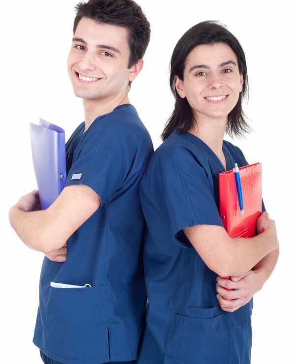 2 studenten verpleegkunde